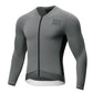 ROCKBROS Maillot de Cyclisme Manches Longues Homme, Respirant et Séchage Rapide, Élastique