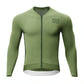 ROCKBROS Maillot de Cyclisme Manches Longues Homme, Respirant et Séchage Rapide, Élastique