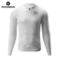 ROCKBROS Maillot de cyclisme manches longues avec fermeture éclair courte à l'avant - Modèle YDCX011