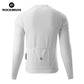 ROCKBROS Maillot de cyclisme manches longues avec fermeture éclair courte à l'avant - Modèle YDCX011