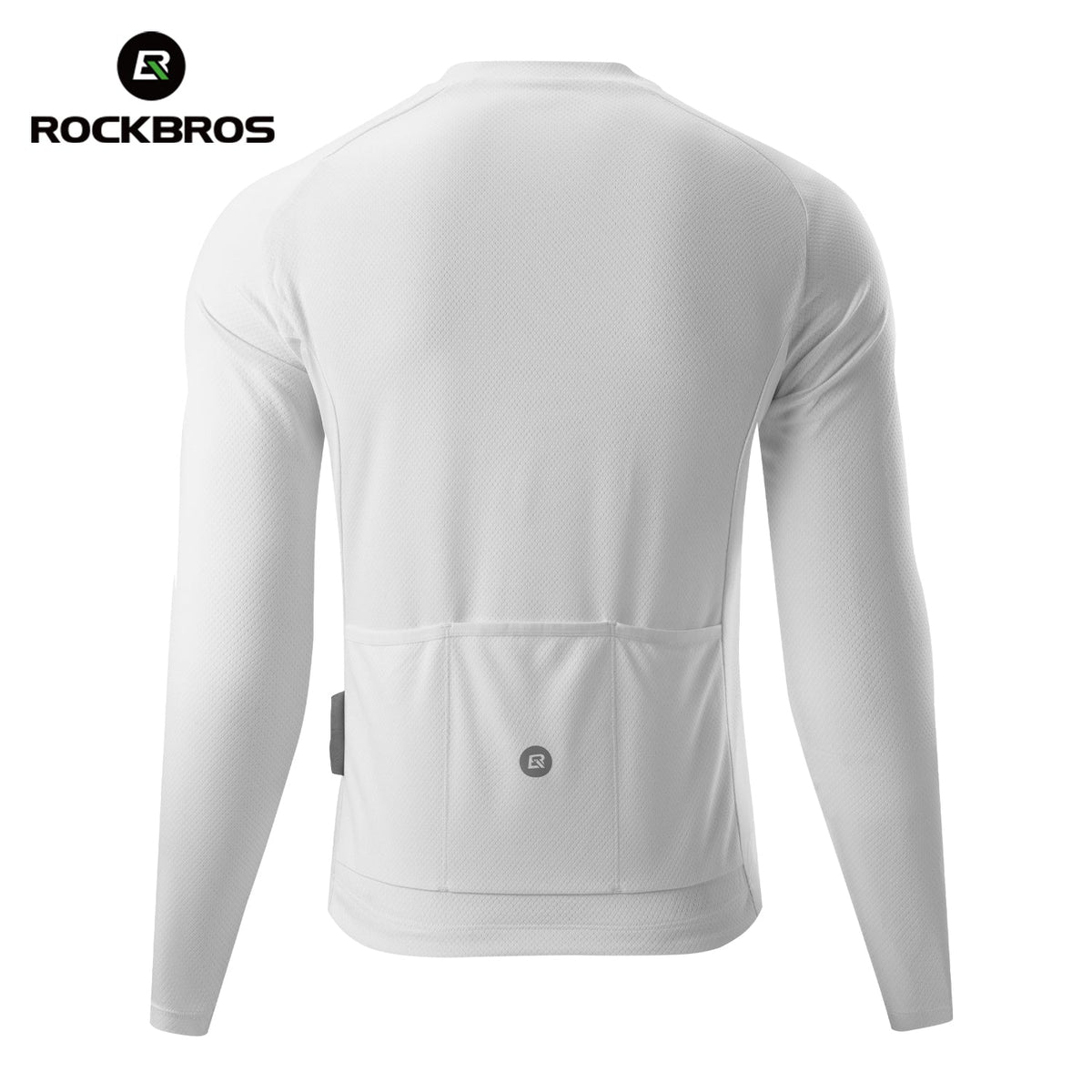 ROCKBROS Maillot de cyclisme manches longues avec fermeture éclair courte à l'avant - Modèle YDCX011