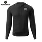 ROCKBROS Maillot de cyclisme manches longues avec fermeture éclair courte à l'avant - Modèle YDCX011