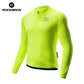 ROCKBROS Maillot de cyclisme manches longues avec fermeture éclair courte à l'avant - Modèle YDCX011