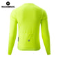 ROCKBROS Maillot de cyclisme manches longues avec fermeture éclair courte à l'avant - Modèle YDCX011