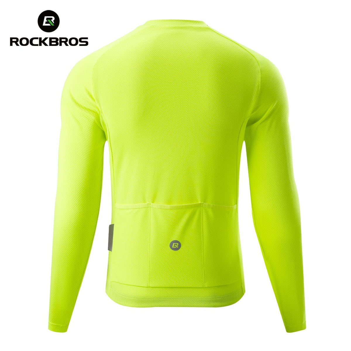 ROCKBROS Maillot de cyclisme manches longues avec fermeture éclair courte à l'avant - Modèle YDCX011