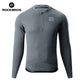 ROCKBROS Maillot de cyclisme manches longues avec fermeture éclair courte à l'avant - Modèle YDCX011