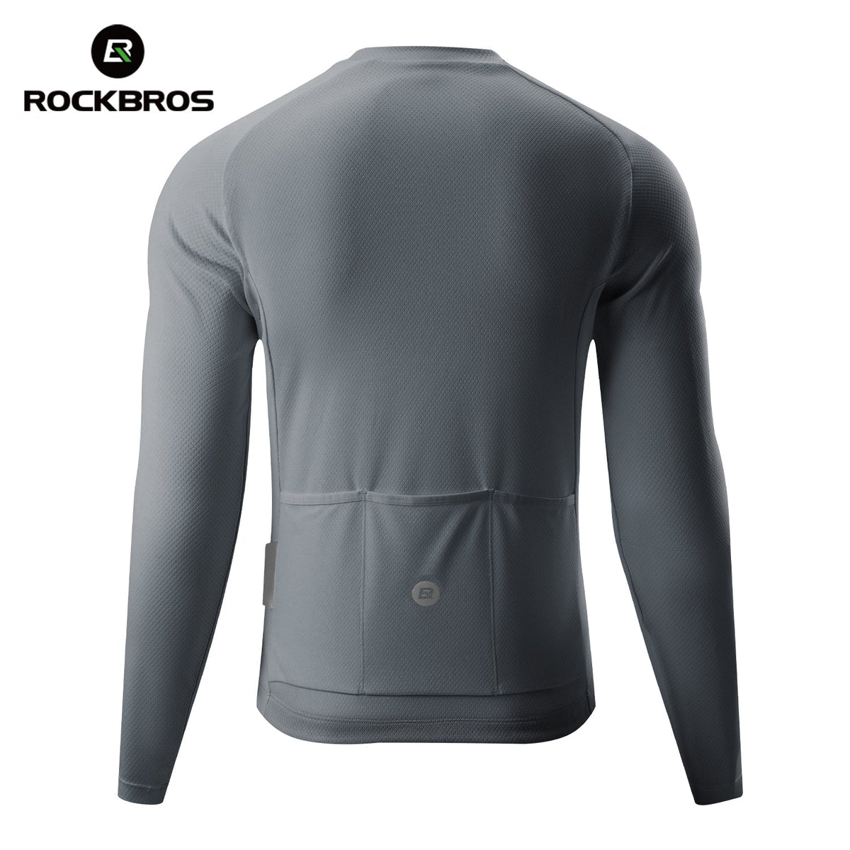 ROCKBROS Maillot de cyclisme manches longues avec fermeture éclair courte à l'avant - Modèle YDCX011