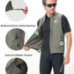 ROCKBROS Gilet de vélo Coupe-vent Léger Respirable À séchage rapide, Pliable Gilet de cyclisme