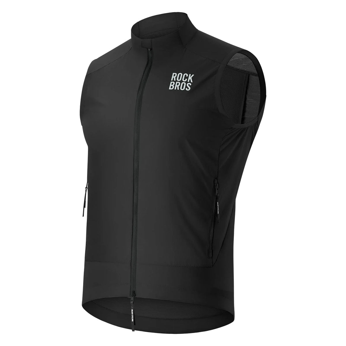 ROCKBROS Gilet de vélo Coupe-vent Léger Respirable À séchage rapide, Pliable Gilet de cyclisme