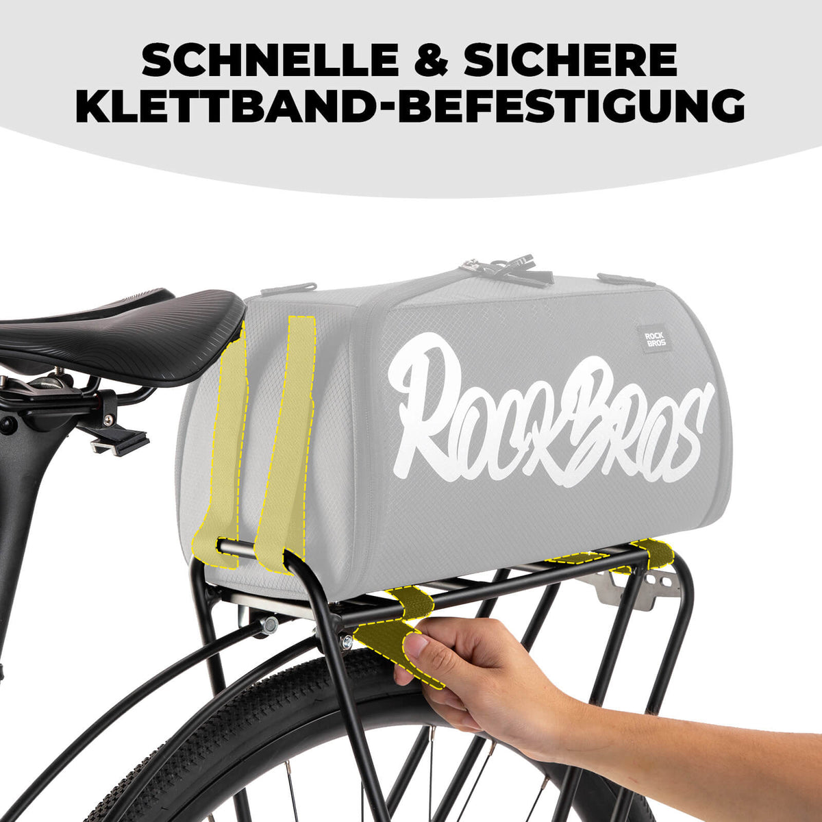 ROCKBROS Sacoche de port-bagages pliable monobloc