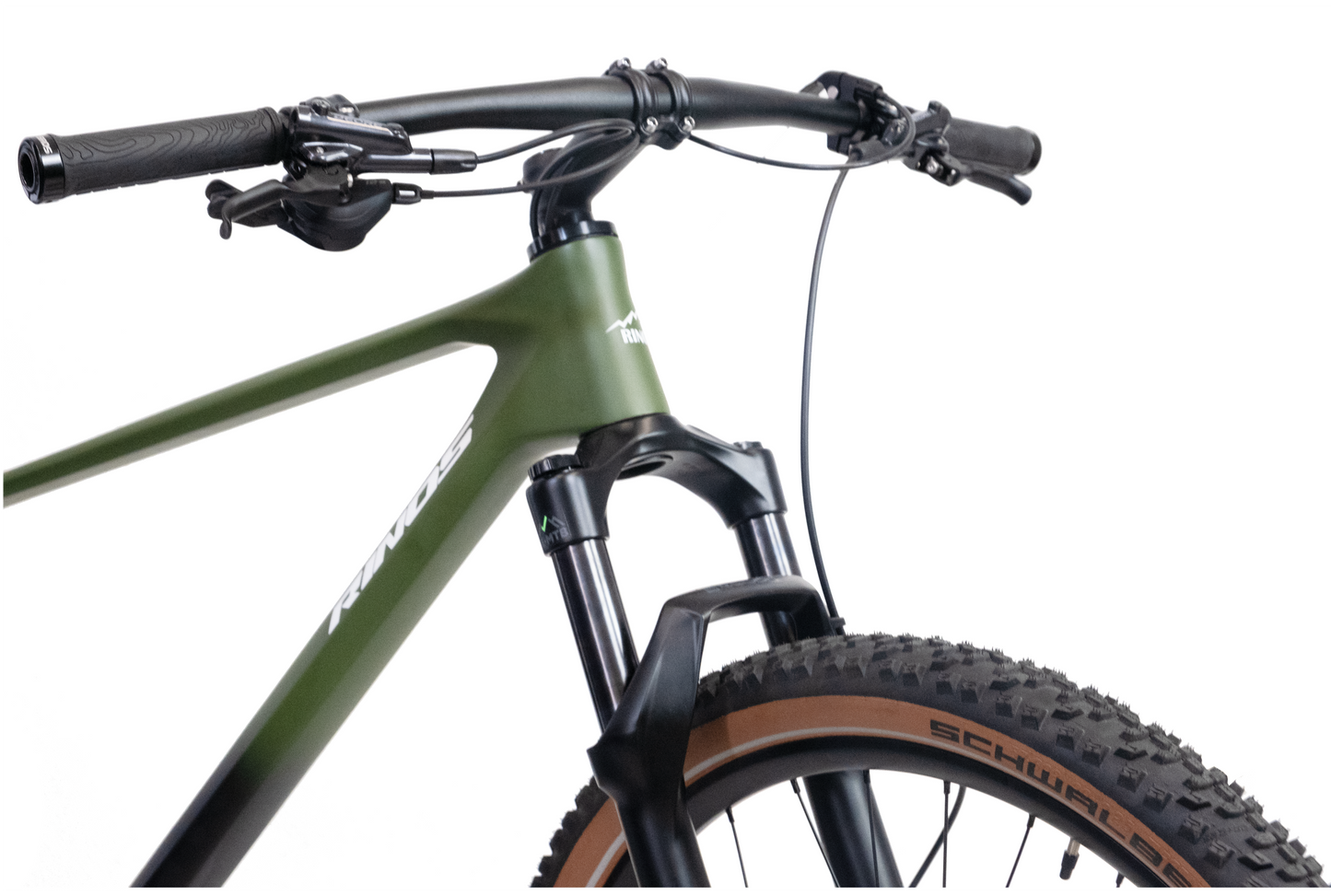 RINOS Gaia2X Carbon MTB Shimano Deore 12 speed 19 inch Hardtail Rockshox