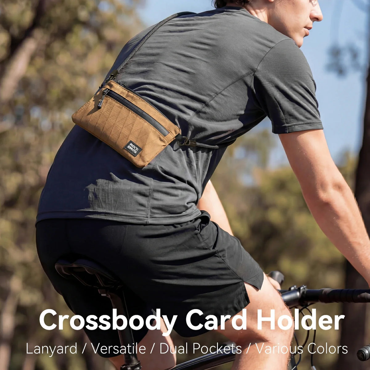 ROCKBROS Portefeuille Pochettes pour Carte de Crédit Clés