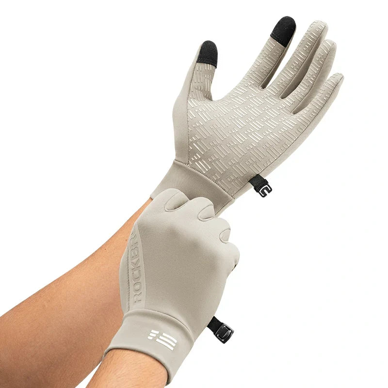 ROCKBROS Gants de vélo d'hiver en graphène de 5°C à 15°C