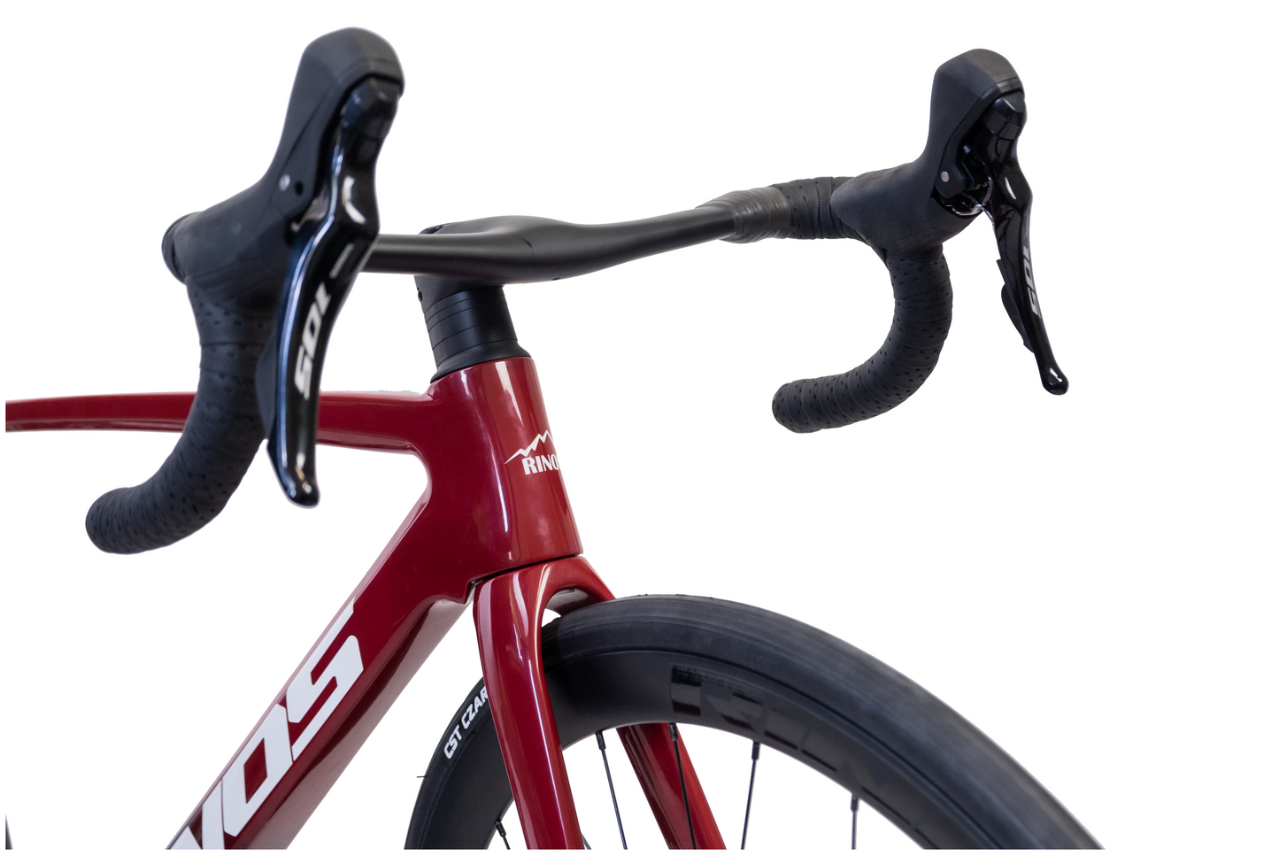 RINOS Vélo de route en carbone 700C Shimano 105 R7120 24 vitesses Odin4.0