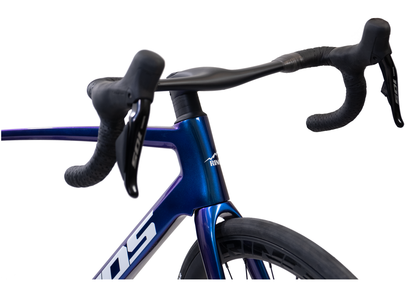 RINOS Vélo de route en carbone Odin 6.0 700C Shimano 105 Di2 R7150 24 vitesses