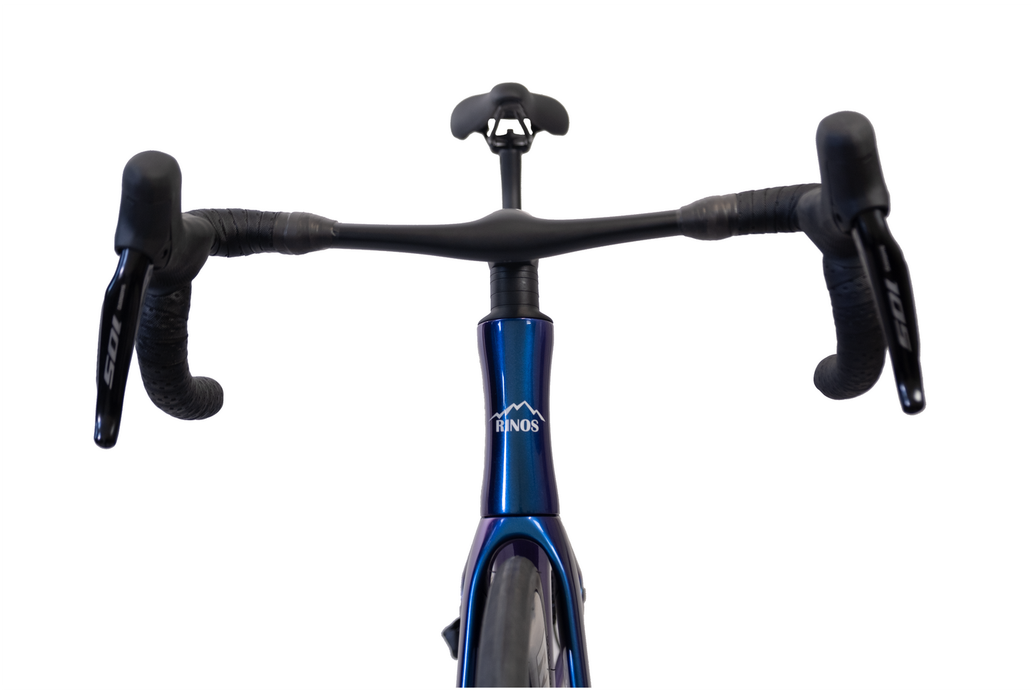 RINOS Vélo de route en carbone Odin 6.0 700C Shimano 105 Di2 R7150 24 vitesses