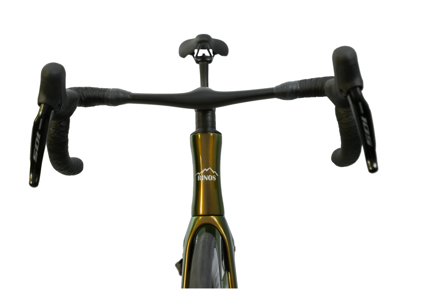 RINOS Vélo de route en carbone Odin 6.0 700C Shimano 105 Di2 R7150 24 vitesses