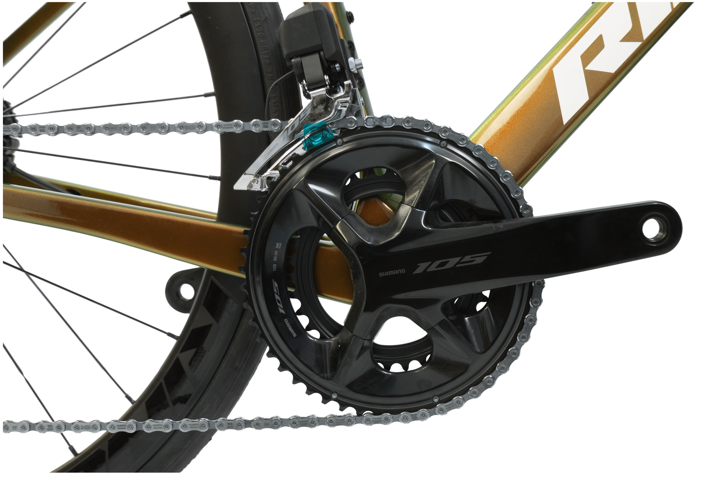 RINOS Vélo de route en carbone Odin 6.0 700C Shimano 105 Di2 R7150 24 vitesses