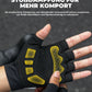 Gants de vélo mi-doigts ROCKBROS été élastiques et respirants, rembourrage antidérapant et amortissant