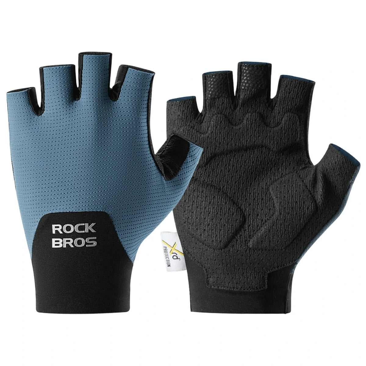 Gants de vélo mi-doigts ROCKBROS avec rembourrage PORON XRD