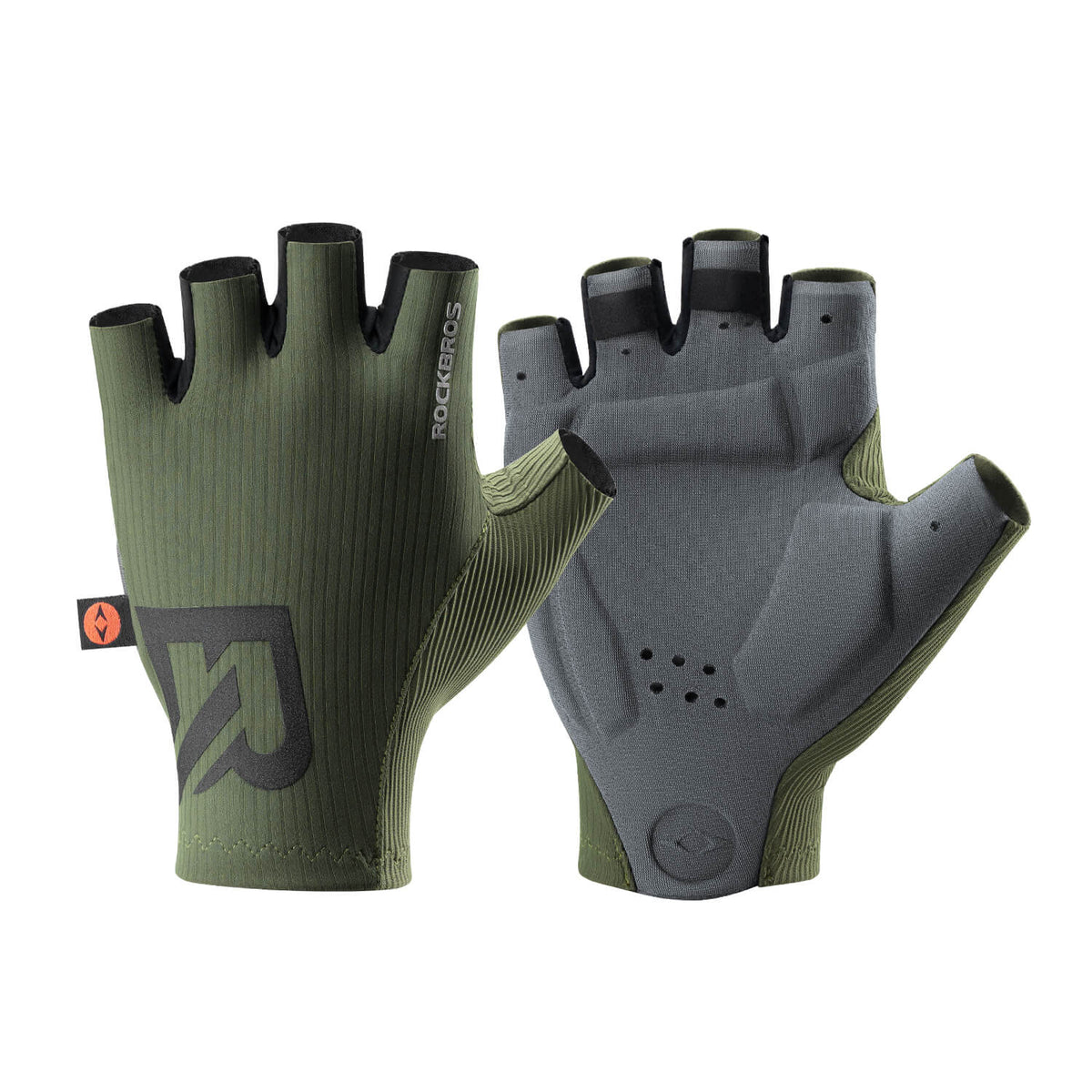 ROCKBROS Gants de vélo mi-doigts Elastic Interface®