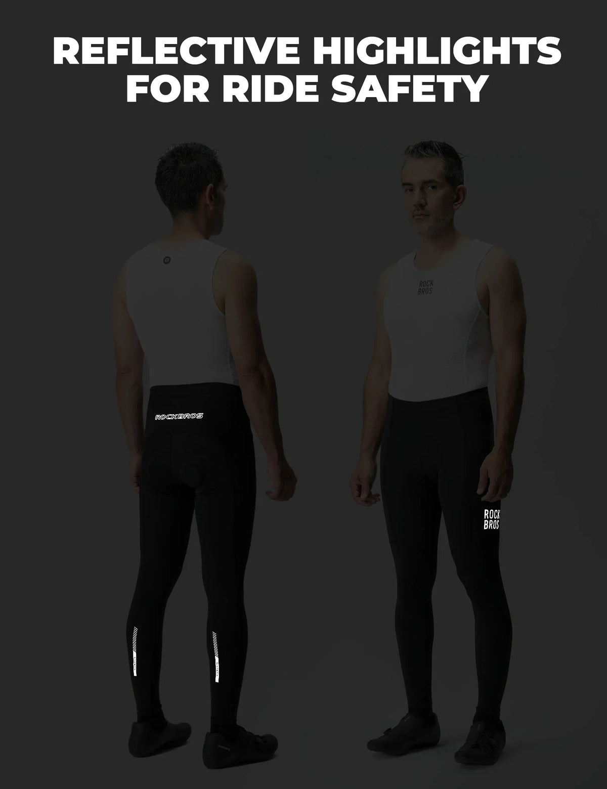 ROCKBROS Cuissard de cyclisme homme - Coupe ergonomique 3D, 6H+