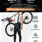 Culotte de vélo homme ROCKBROS avec bretelles - Très extensible, respirante avec bandes réfléchissantes