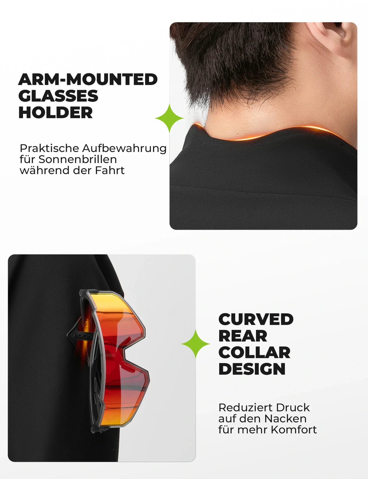 ROCKBROS Veste de cyclisme homme avec technologie 3 couches - Coupe-vent, Respirante, Réfléchissante