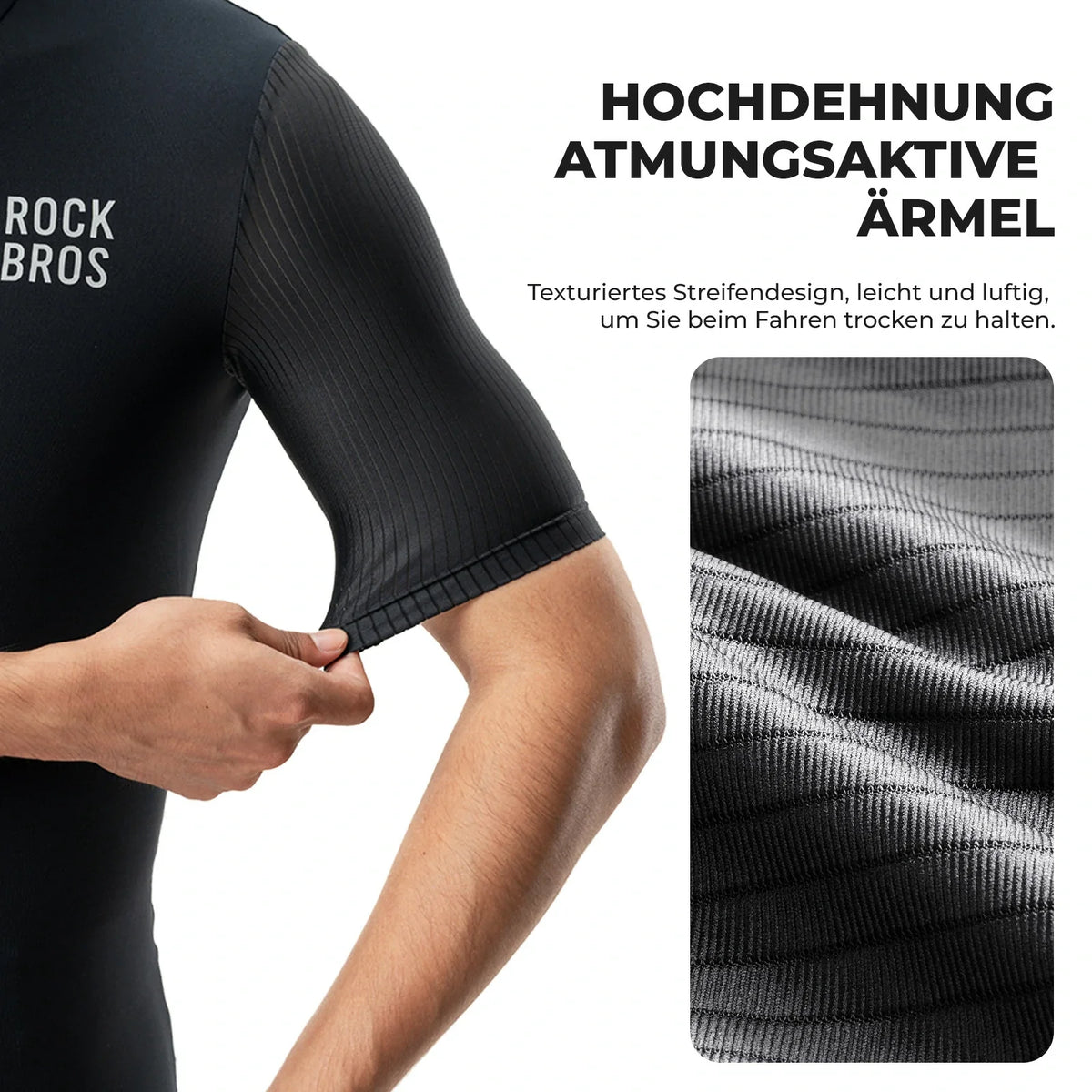 ROCKBROS Maillot de Vélo Homme Manches Courtes