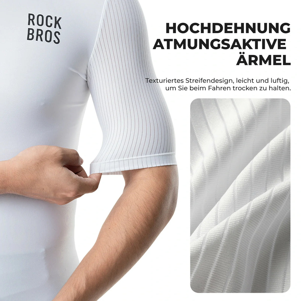 ROCKBROS Maillot de Vélo Homme Manches Courtes