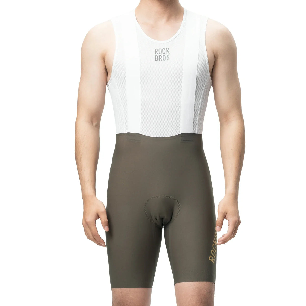ROCKBROS Cuissard homme avec bretelles Rembourré, Cuissard court de vélo, Respirant à séchage rapide