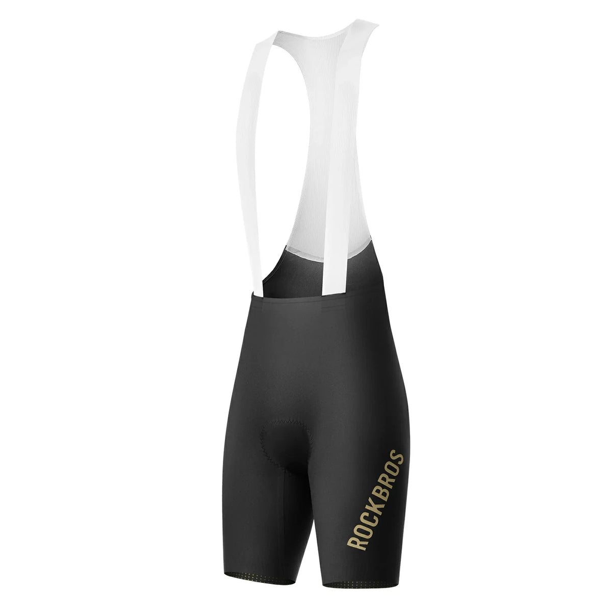 ROCKBROS Cuissard homme avec bretelles Rembourré, Cuissard court de vélo, Respirant à séchage rapide