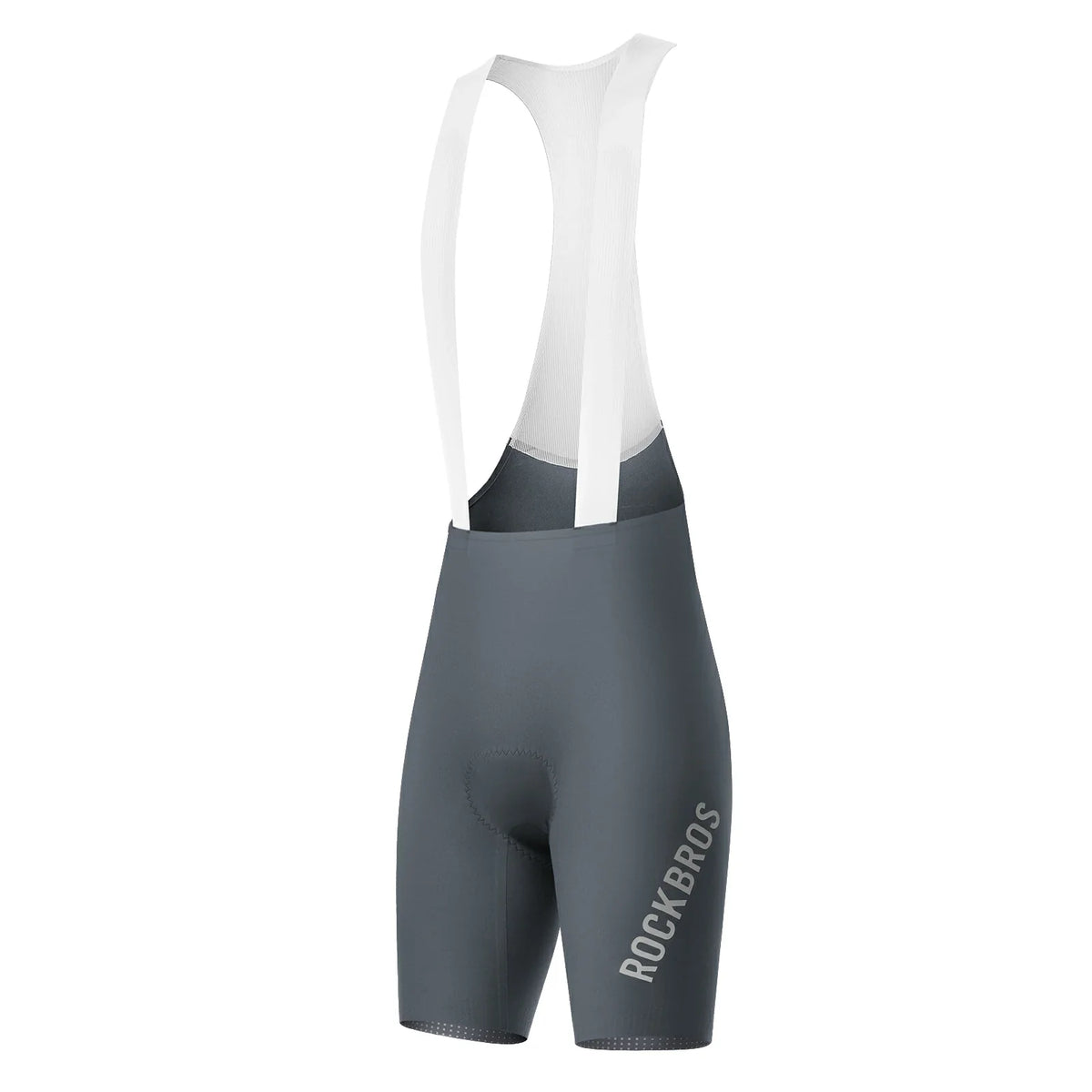 ROCKBROS Cuissard homme avec bretelles Rembourré, Cuissard court de vélo, Respirant à séchage rapide