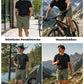 ROCKBROS Short d'été pour homme Vert Army