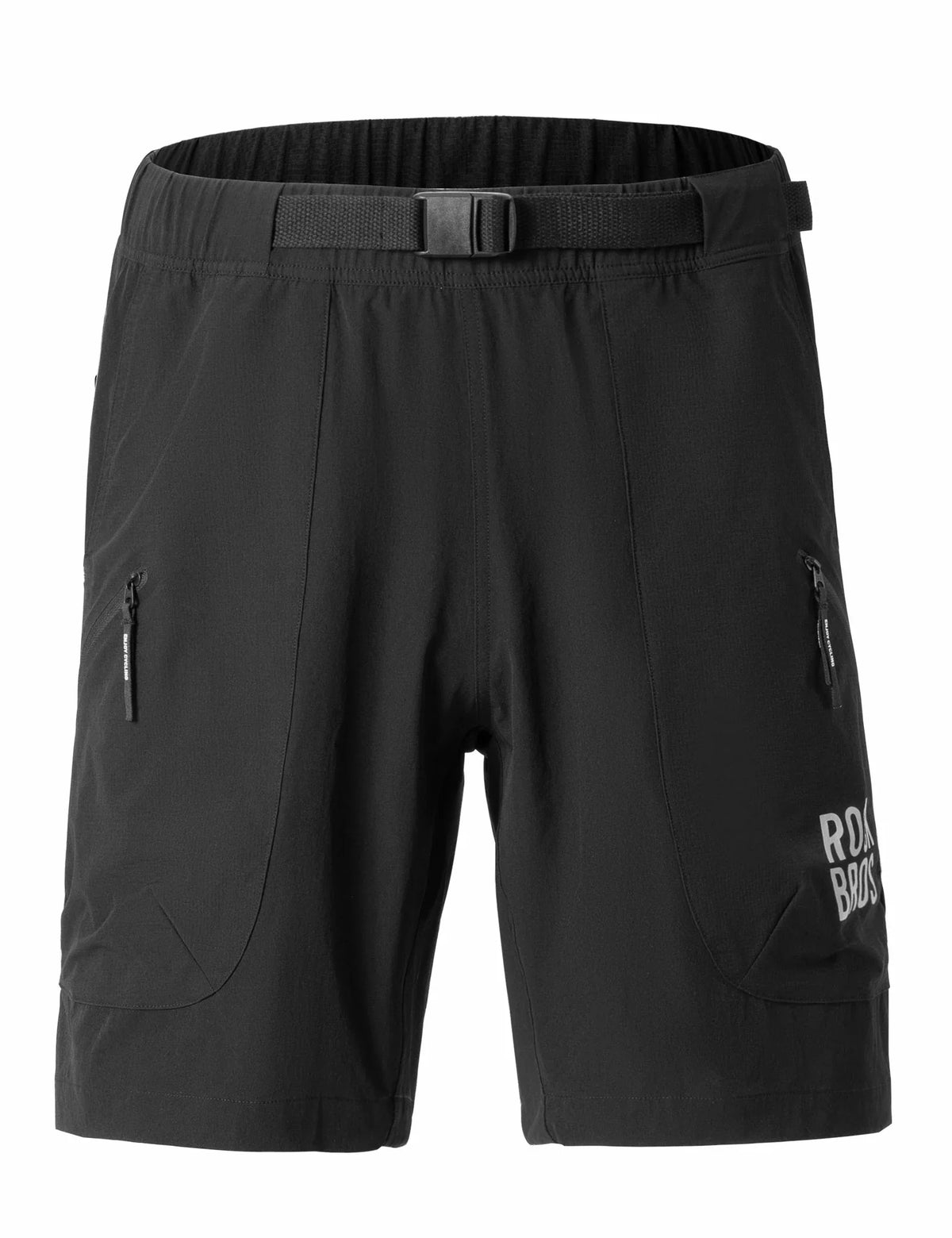 ROCKBROS Short de Sport Homme Cuissard de Vélo  - Ceinture Magnétique, Design 4 Poches