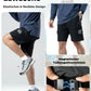 ROCKBROS Short de Sport Homme Cuissard de Vélo  - Ceinture Magnétique, Design 4 Poches