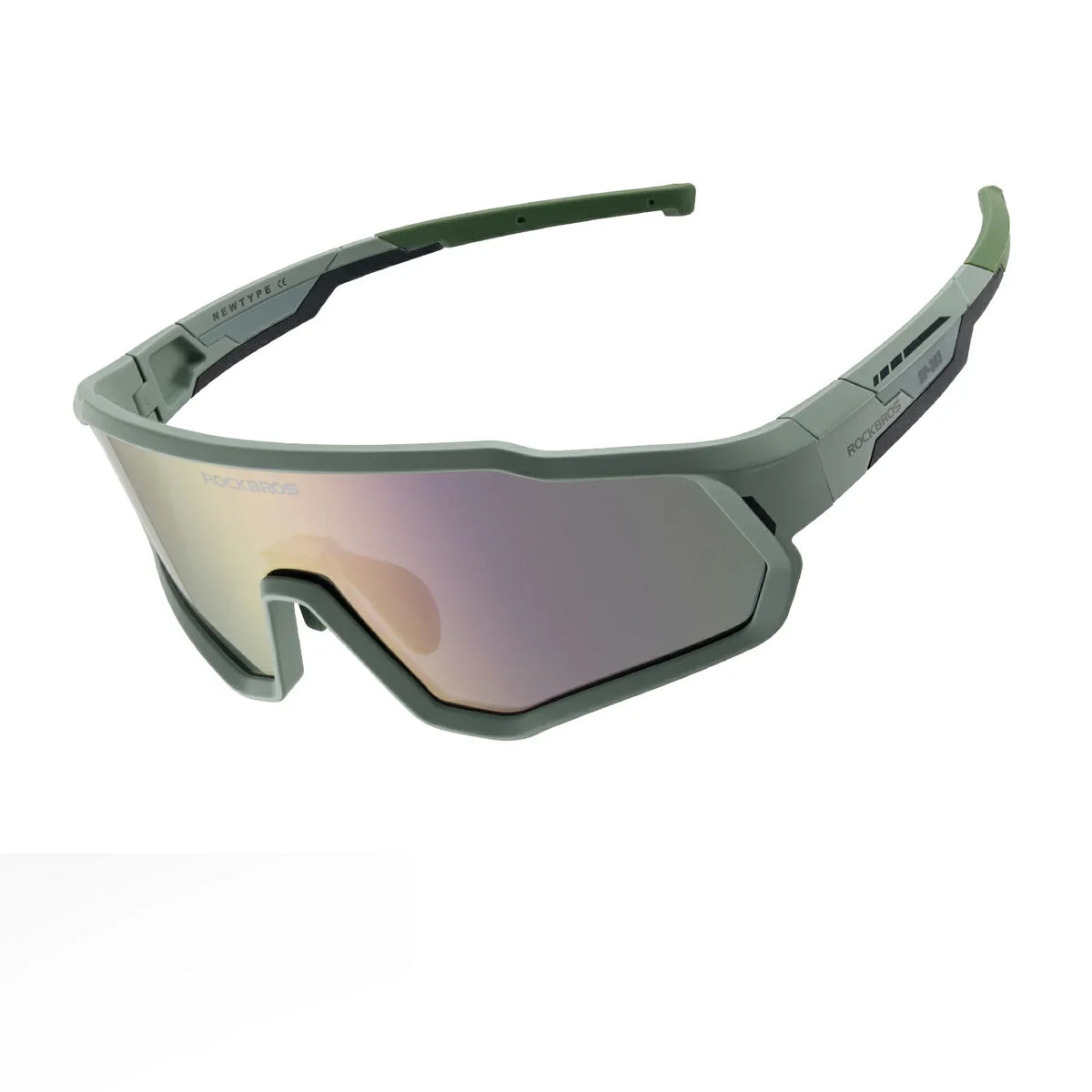 ROCKBROS Lunettes de soleil pour enfant vélo - Polarisées/Photochromiques avec protection UV400