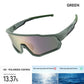 ROCKBROS Lunettes de soleil pour enfant vélo - Polarisées/Photochromiques avec protection UV400