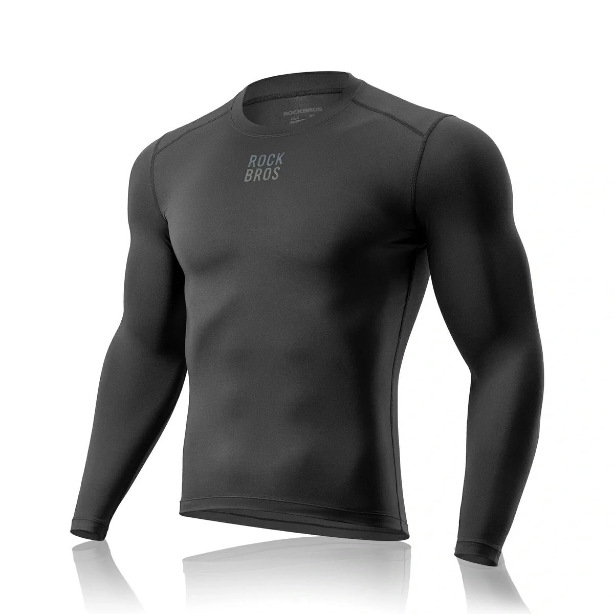 ROCKBROS Maillot de cyclisme homme manches longues, maillot de vélo chaud respirant