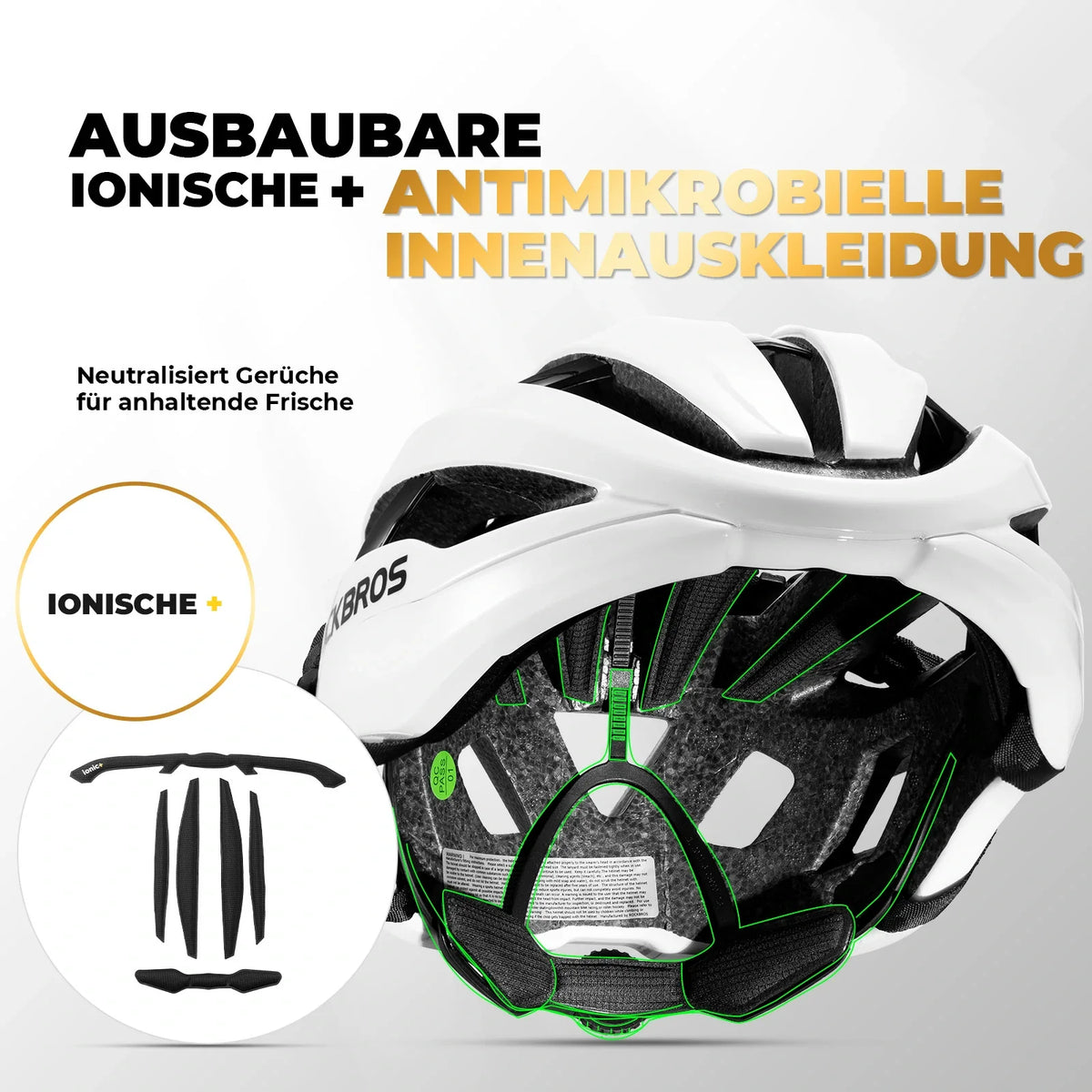ROCKBROS Casque de vélo léger LK-79