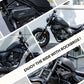 ROCKBROS Sacoche de moto déperlante, 1,5 Litre