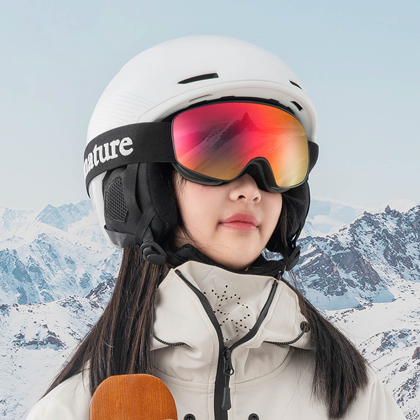 Masque de ski unisexe OTG antibuée Qunature