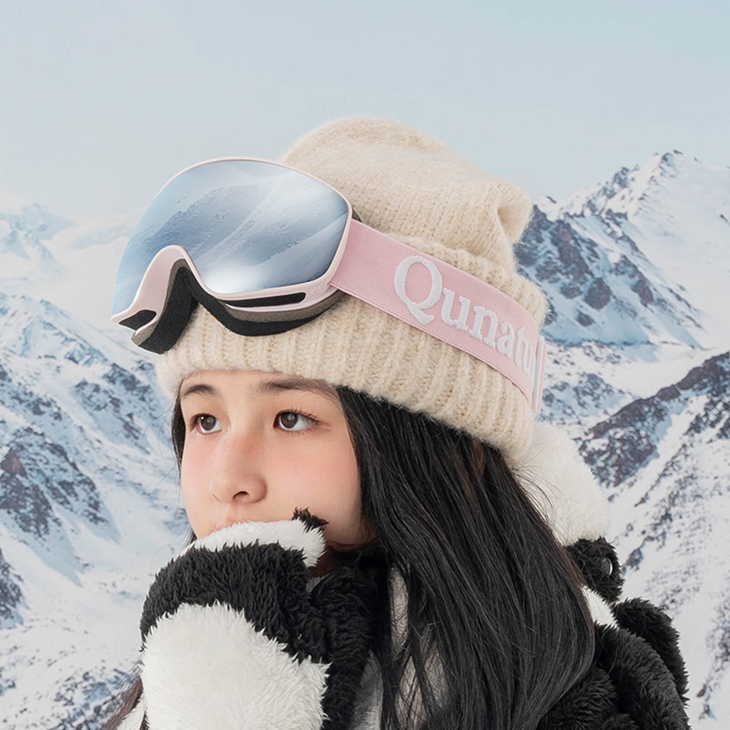 Masque de ski unisexe OTG antibuée Qunature