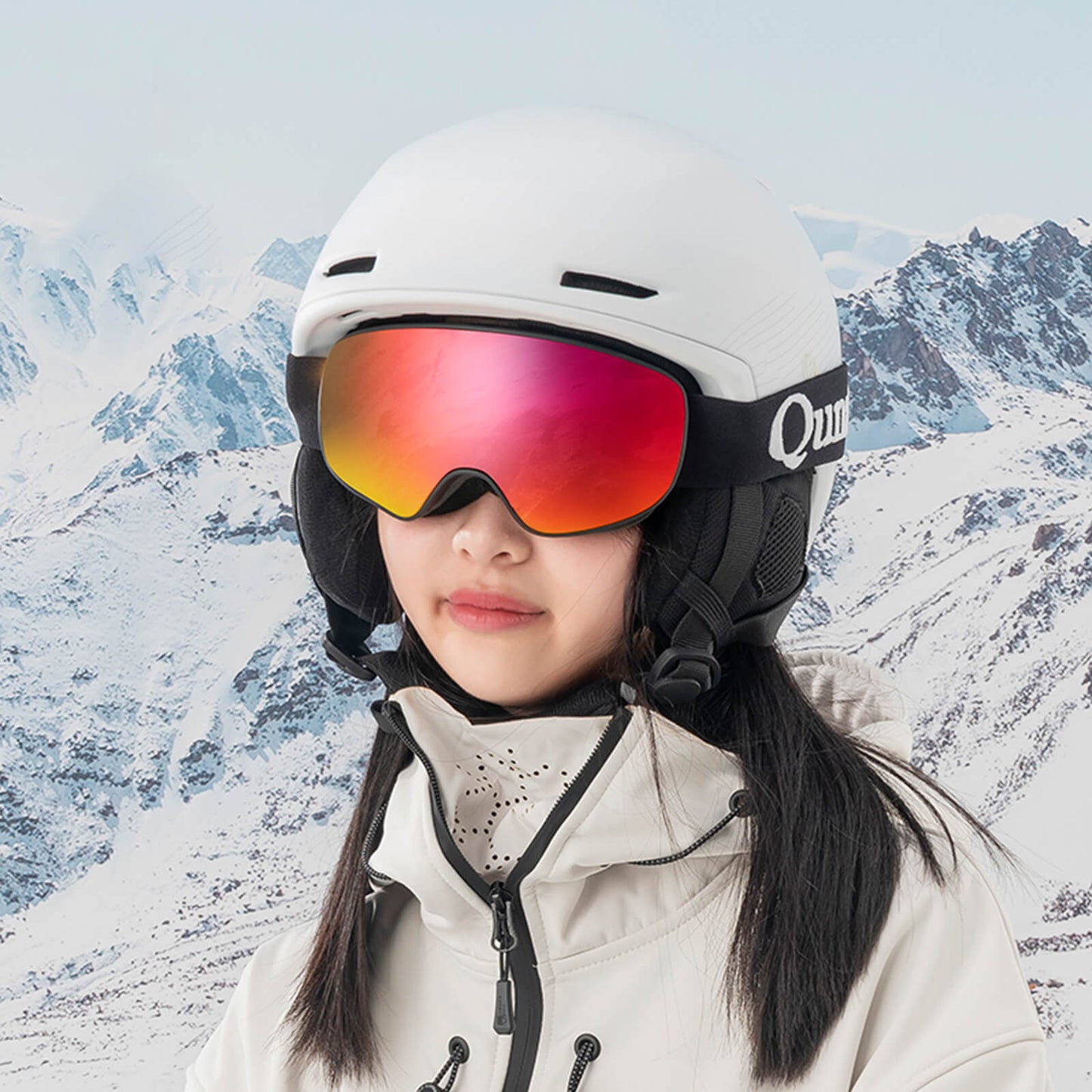 Masque de ski unisexe OTG antibuée Qunature