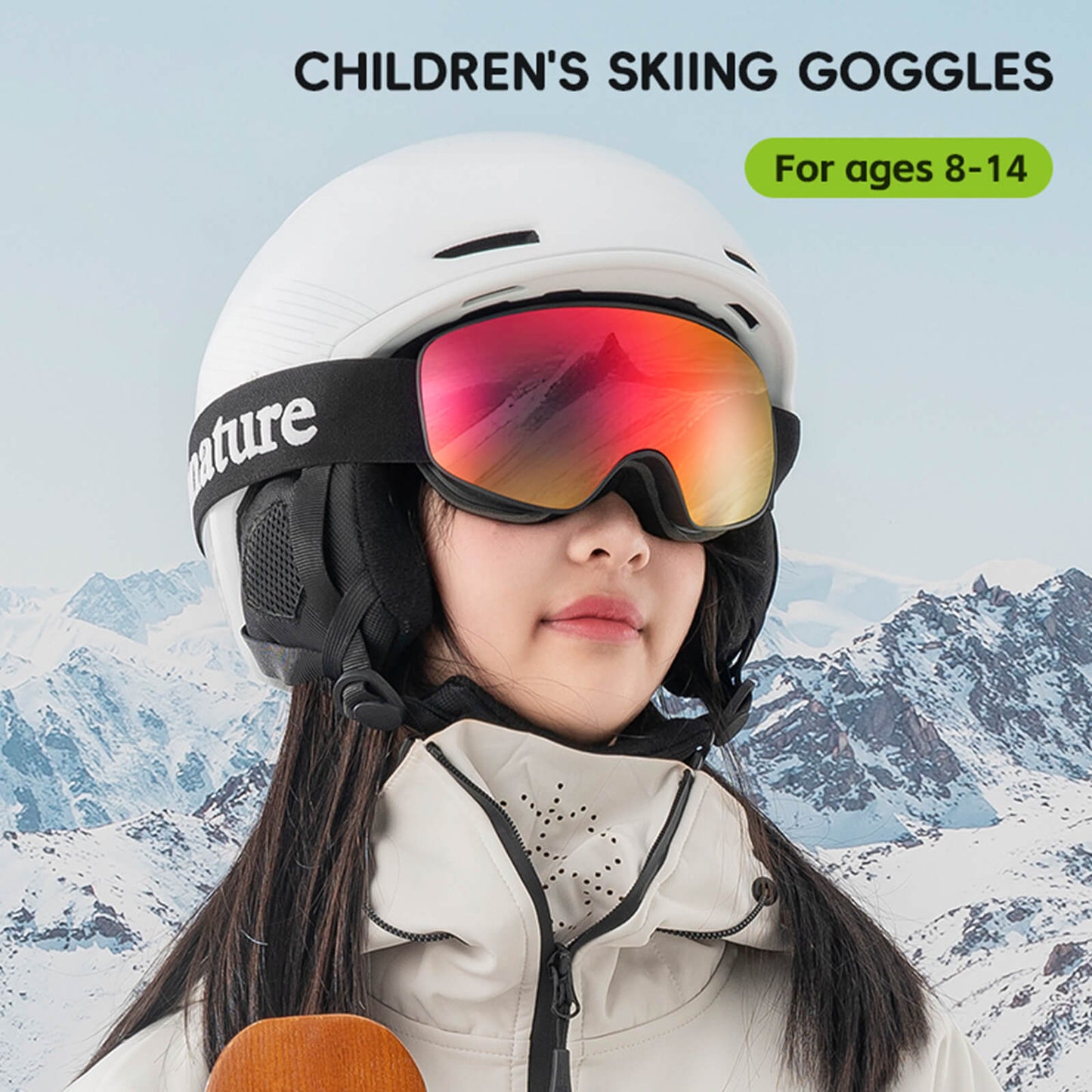 Masque de ski unisexe OTG antibuée Qunature