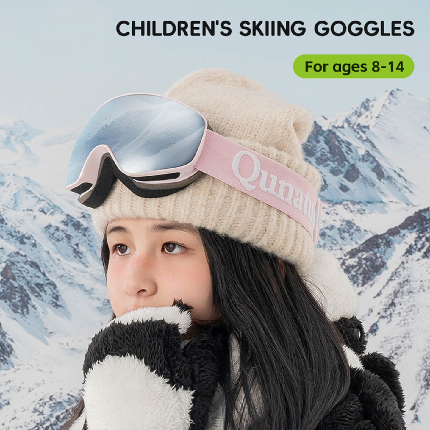 Masque de ski unisexe OTG antibuée Qunature