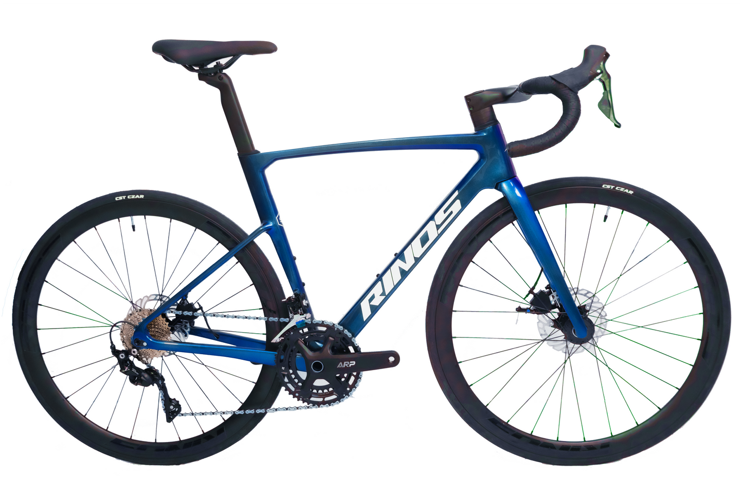 RINOS Vélo de route en carbone 700C Shimano 105 R7000 22 vitesses Odin3.0