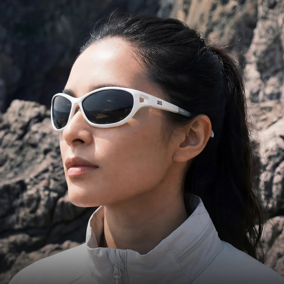 ROCKBROS Lunettes de sport polarisées SP394 Ultralight & UV400