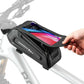 Sacoche de vélo étanche, étui pour téléphone portable compatible avec les smartphones à écran tactile de 6,8 pouces, ROCKBROS
