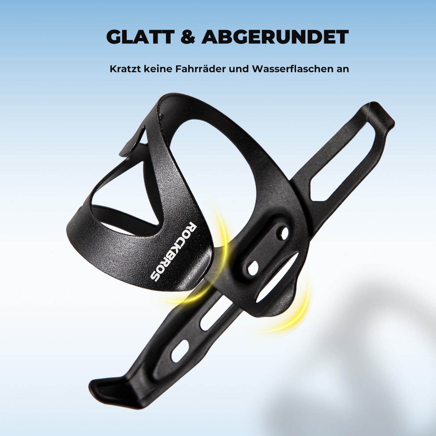 Porte-bidon ultra-léger pour vélo - 33 g en alliage d'aluminium pour VTT/vélo de route ROCKBROS